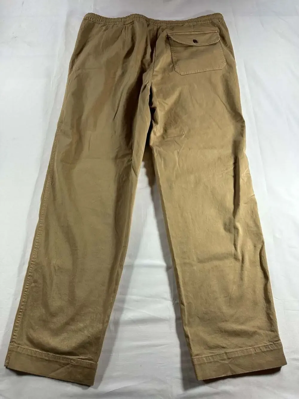 Banana Republic Slim Fit Drawstring Waist Chino Pants Khaki Brown Size XL